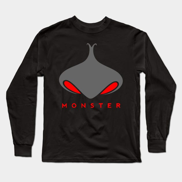 Monster Nose Long Sleeve T-Shirt by Whatastory